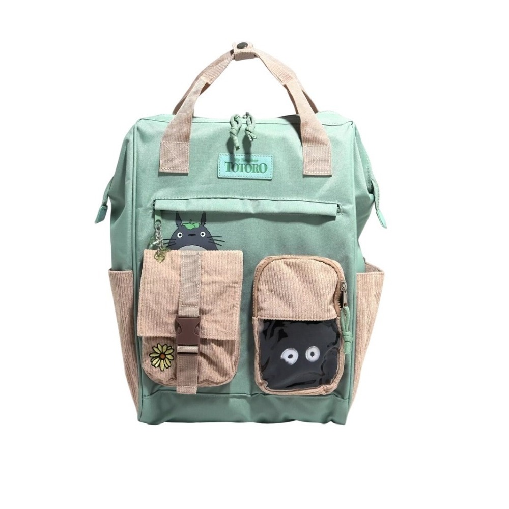 My Neighbor‎ Totoro NWT Soot Sprite Multi-Pocket Backpack